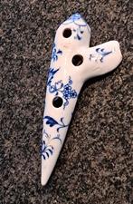 ECHTE antieke MEISSEN porseleinen ocarine blue onion, Antiek en Kunst, Ophalen of Verzenden