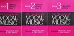 The Treasury of Vocal Music. 1,2,3. Zang / Piano. Klassiek., Muziek en Instrumenten, Bladmuziek, Zang, Klassiek, Ophalen of Verzenden