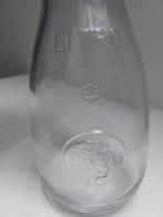 Glazen karaf - 1 liter, Gebruikt, Wit, Ophalen of Verzenden, Glas