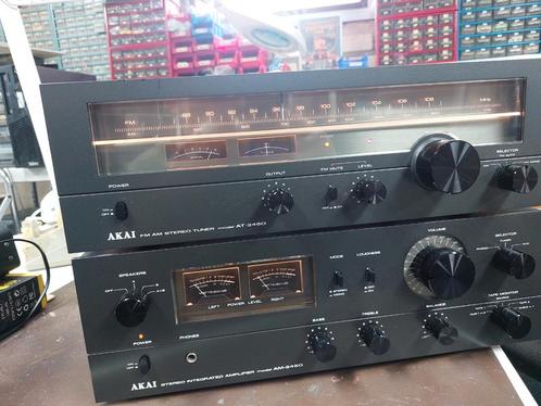 Akai set AM2450 en AT2450, Audio, Tv en Foto, Versterkers en Receivers, Gebruikt, Stereo, Overige merken, Ophalen