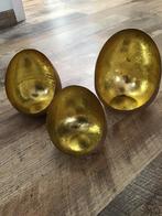 Set eggs waxinelicht decoratie, Huis en Inrichting, Woonaccessoires | Kandelaars en Kaarsen, Ophalen of Verzenden, Overige materialen