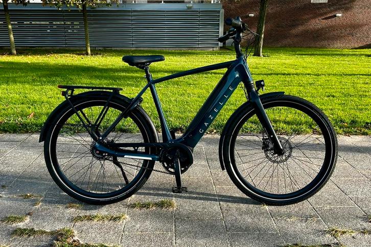 Gebruikte Gazelle Ultimate C8+ HMB, Fietsen en Brommers, Elektrische fietsen, Zo goed als nieuw, Gazelle, 55 tot 59 cm, 50 km per accu of meer