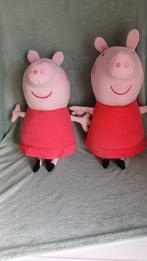 2X SUPER GROTE PEPPA PIG KNUFFELS, Ophalen of Verzenden, Zo goed als nieuw, Overige typen