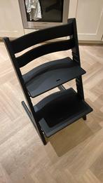 Stokke TripTrap • Tripp Trapp • Mat zwart •, Ophalen of Verzenden, Gebruikt, Meegroeistoel, Aanschuifbaar