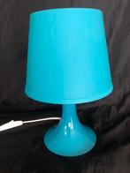 Vintage ikea Lampan kunststof lamp turquoise, Ophalen, Zo goed als nieuw, Kunststof, Minder dan 50 cm