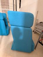 Moderne Blauwe Akoestische Fauteuil, Ophalen, Gebruikt, Stof, 75 tot 100 cm