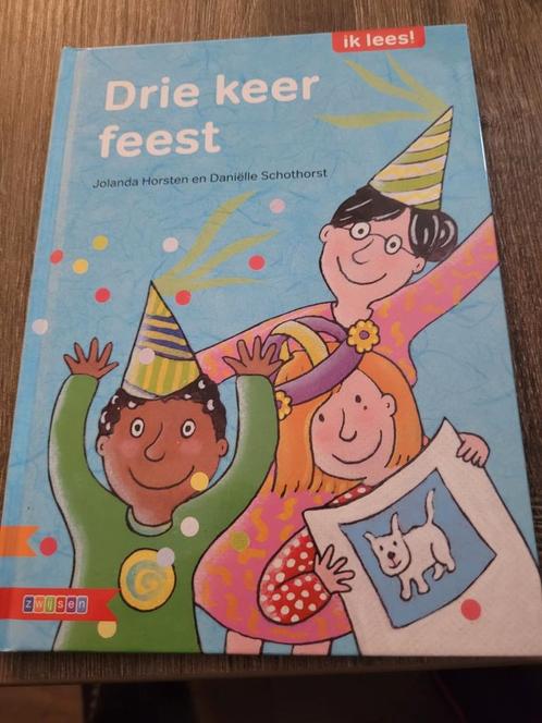 Jolanda Horsten - Drie keer feest, Boeken, Kinderboeken | Jeugd | onder 10 jaar, Ophalen of Verzenden