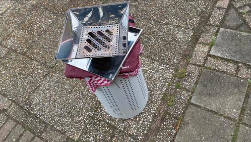 PYROMID opvouwbare BBQ voor vissers en tent-kampeerders, Tuin en Terras, Houtskoolbarbecues, Ophalen of Verzenden