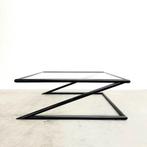 Vintage dutch design salontafel jaren 80 midcentury tafel, Ophalen, Gebruikt, 50 tot 100 cm, Harvink