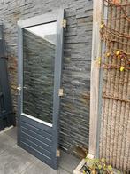 Buiten deur met dubbelglas, Doe-het-zelf en Verbouw, Deuren en Horren, Ophalen of Verzenden, Zo goed als nieuw, Buitendeur, 200 tot 215 cm