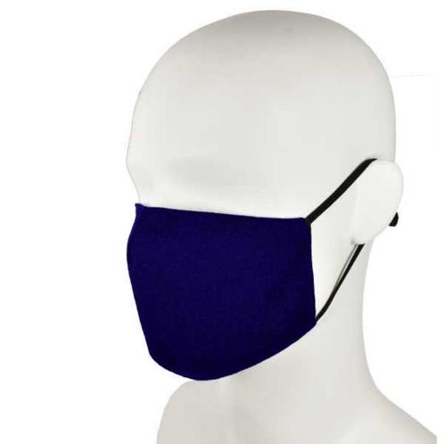 Partij blauwe katoenen polyester gezichtsmaskers mondkapjes, Diversen, Verpleegmiddelen, Nieuw, Ophalen of Verzenden