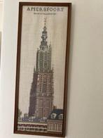 De Amersfoortse Onze Lieve Vrouwetoren geborduurd-ingelijst, Ophalen, Zo goed als nieuw, Handborduren, Overige typen