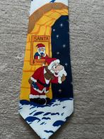 Grappige Kerst stropdas - Santa Cartoon, Ophalen of Verzenden, Nieuw, Rood, Met patroon