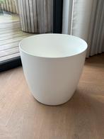 Elho | witte pot | 35cm | plastic | met wielen | grote plant, Tuin en Terras, Bloempotten, 25 tot 40 cm, Kunststof, Rond, Binnen