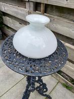 WIT opaal lampenglas rond (zonder kapdrager):, Ophalen
