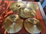 uitgebreide set CYMBAL - BEKKEN 5 delig Paiste en meteor, Muziek en Instrumenten, Ophalen, Gebruikt, Overige merken