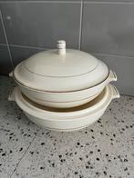 Twee dekschalen  Société Céramique, Antiek en Kunst, Ophalen
