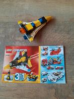 Mini vliegtuig, Lego creator 3 in 1 (31001), Ophalen of Verzenden, Lego, Zo goed als nieuw
