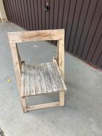 Klapstoel Aldo Jacober (sterk verweerd), Tuin en Terras, Tuinstoelen, Ophalen, Zo goed als nieuw, Kunststof