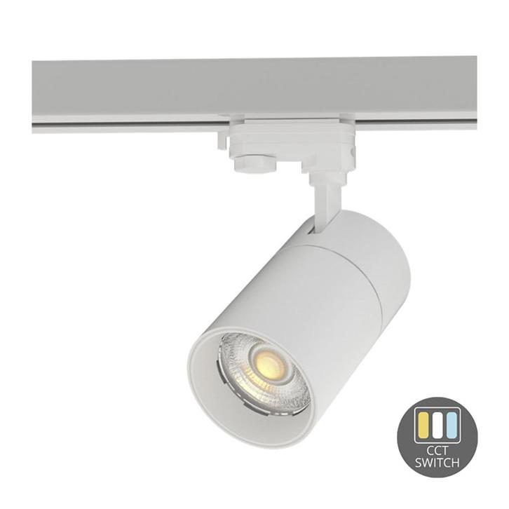 3-FASE RAILSPOT | ROSALIN | 10W | WIT | DIMBAAR | CCT SWITCH, Huis en Inrichting, Lampen | Spots, Nieuw, Plafondspot of Wandspot
