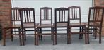 Antieke café stoelen, Hout, Gebruikt, Bruin, Vijf, Zes of meer stoelen