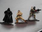 3 Star Wars figuurtjes Luke Darth Vader Jango Fett, Verzamelen, Ophalen, Gebruikt, Actiefiguurtje