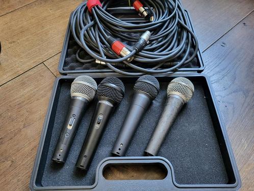 Koffer Microfoons + Kabels oa. Behringer XM1800/XM8500 Gatt, Muziek en Instrumenten, Microfoons, Gebruikt, Zangmicrofoon, Ophalen of Verzenden