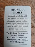 Speelkaarten Kings & Queens of England, Heritage Toy & Game Company, -, -, Heritage