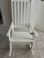 Witte Schommelstoel, Huis en Inrichting, Ophalen, 75 tot 100 cm, Zo goed als nieuw, 50 tot 75 cm