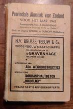 Provinciale Almanak voor Zeeland 1941, Antiek en Kunst, Antiek | Boeken en Bijbels, Ophalen of Verzenden