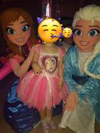 Elsa en Anna Frozen mascotte te huur of langs laten komen, Hobby en Vrije tijd, Kostuums, Theaterbenodigdheden en LARP, Ophalen of Verzenden