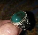 Ringen maat 19 batu akik Garut Kalsedony Indonesië, Verzenden, 19 tot 20, Nieuw, Dame of Heer