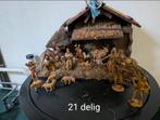 21-delige Kerststal Compleet, Antiek en Kunst, Antiek | Religie, Ophalen of Verzenden