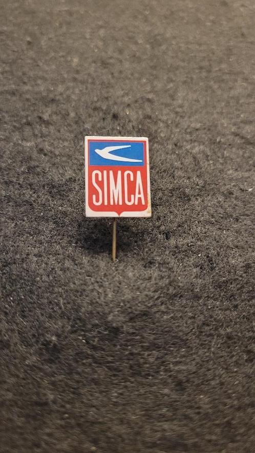 4 Simca speldjes, Verzamelen, Speldjes, Pins en Buttons, Zo goed als nieuw, Speldje of Pin, Merk, Verzenden