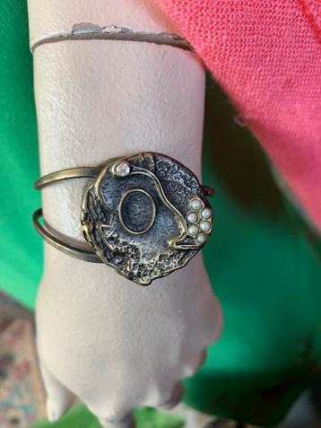 Armband antieke armband met parels en briljant?  beschikbaar voor biedingen