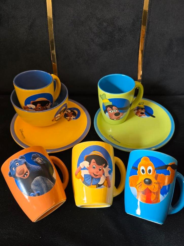 Disney vintage esso spaar servies, Verzamelen, Disney, Zo goed als nieuw, Servies, Mickey Mouse, Ophalen of Verzenden