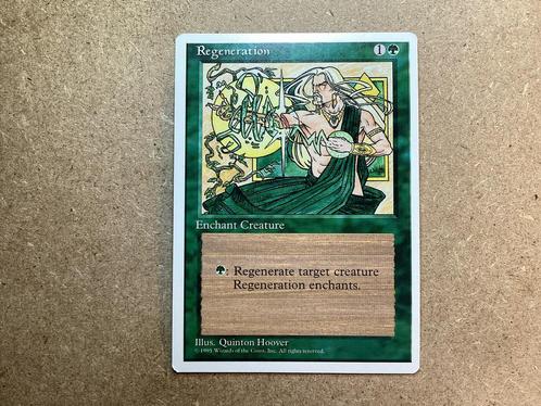 1x Regeneration (Near Mint), Hobby en Vrije tijd, Verzamelkaartspellen | Magic the Gathering, Zo goed als nieuw, Losse kaart, Ophalen of Verzenden