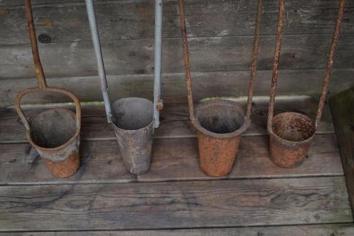 Aardappelpoter / aardappelplanter / bollenpriem bollenpoter, Tuin en Terras, Hand-tuingereedschap, Gebruikt, Overige soorten, Ophalen