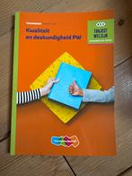 Kwaliteit en deskundigheid PW - MBO boek, Ophalen of Verzenden, Zo goed als nieuw, MBO
