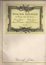 Bo6 bladmuziek piano wiener meister mozart beethoven -------, Muziek en Instrumenten, Gebruikt, Klassiek, Ophalen of Verzenden