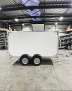 Nieuwe gesloten aanhangwagen, enkelas en dubbelas, ongeremd., Ophalen of Verzenden, Nieuw