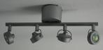Beryll Ikea Lamp / Plafondlamp 4-poot zilvergrijs, Ophalen of Verzenden, Zo goed als nieuw, Plafondspot of Wandspot, Overige materialen