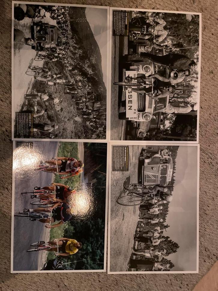 Vintage Wielrennen Foto's - tour de france, Verzamelen, Foto's en Prenten, Gebruikt, Foto, Overige onderwerpen, 1960 tot 1980