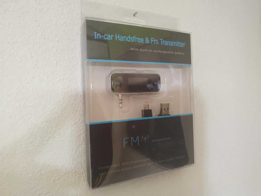 In-car Handsfree & FM Transmitter, Telecommunicatie, Ophalen, Nieuw, Overige typen, Apple iPhone