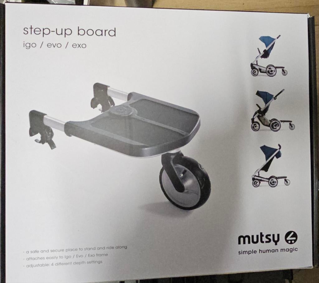 Mutsy Step-Up Board Meerijdplankje, Kinderen en Baby's, Kinderwagens en Combinaties, Zo goed als nieuw, Kinderwagen, Mutsy, Ophalen