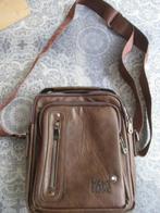 zgan leren schoudertas heren Mont Blanc, Sieraden, Tassen en Uiterlijk, Tassen | Schoudertassen, Overige merken, Zwart, Ophalen of Verzenden