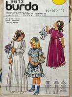 Vintage naai patroon bruidsmeisjes jurk / communiejurk 9613, Gebruikt, Ophalen of Verzenden, Burda, Kind