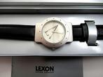Vintage Tri Time Swiss LEXON Designhorloge van Schreyner '90, Ophalen of Verzenden, Nieuw, Leer, Overige merken