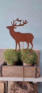 Roestige planten/tuinsteker Hert, Diversen, Kerst, Ophalen of Verzenden, Nieuw