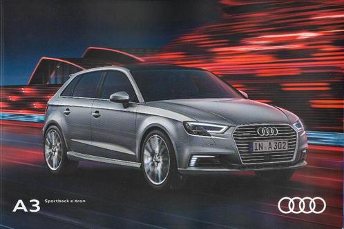 Audi A3 Sportback e-tron folder, Boeken, Auto's | Folders en Tijdschriften, Zo goed als nieuw, Audi, Ophalen of Verzenden